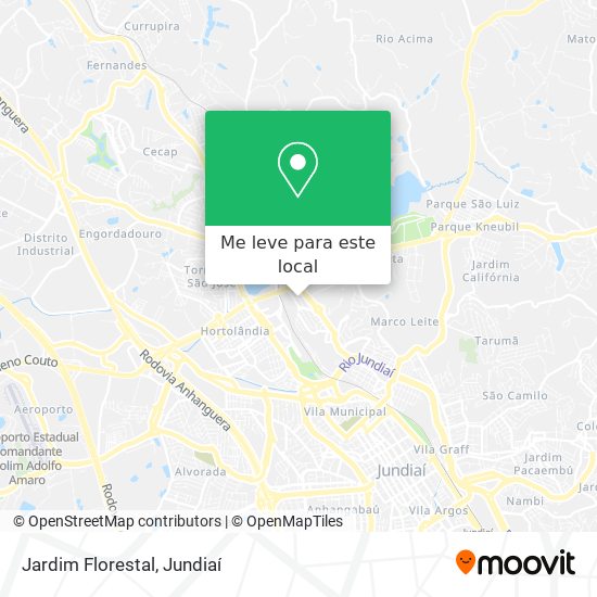 Jardim Florestal mapa