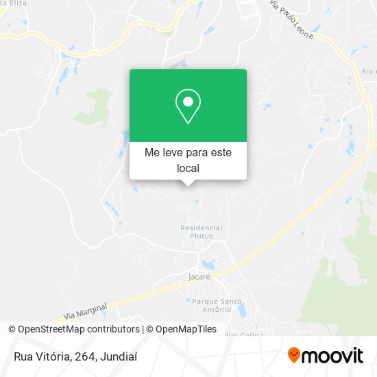 Rua Vitória, 264 mapa