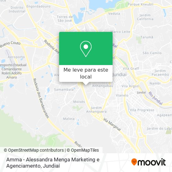 Amma - Alessandra Menga Marketing e Agenciamento mapa