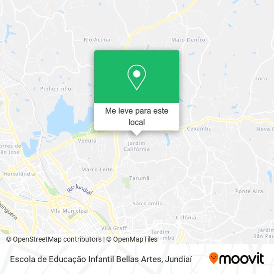 Escola de Educação Infantil Bellas Artes mapa
