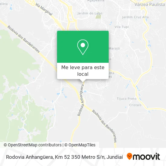 Rodovia Anhangüera, Km 52 350 Metro S / n mapa