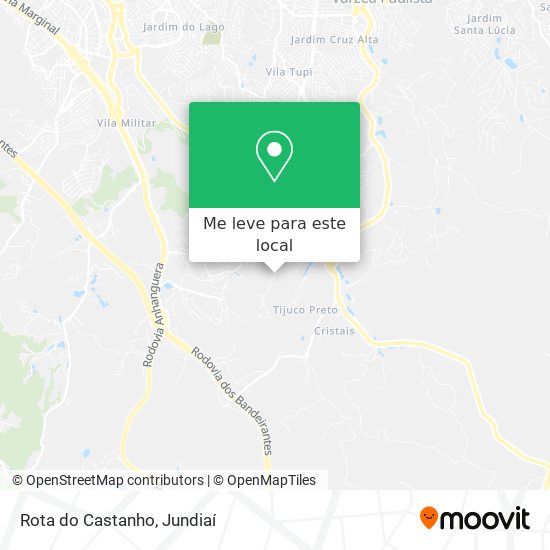 Rota do Castanho mapa