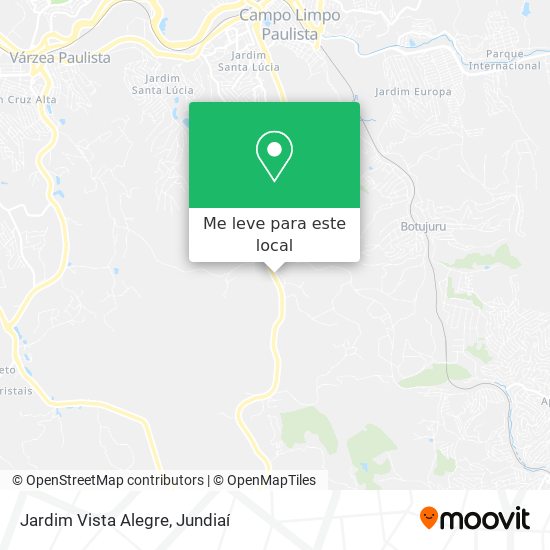 Jardim Vista Alegre mapa