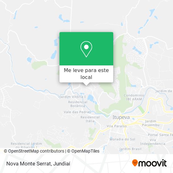 Nova Monte Serrat mapa