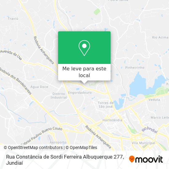 Rua Constância de Sordi Ferreira Albuquerque 277 mapa
