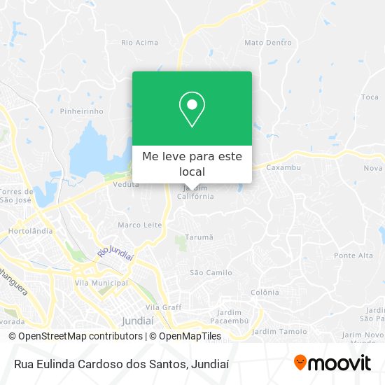 Rua Eulinda Cardoso dos Santos mapa