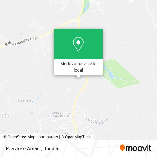 Rua José Amaro mapa