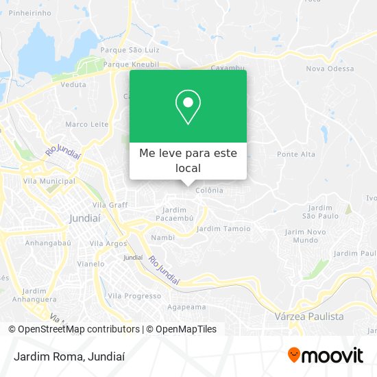 Jardim Roma mapa