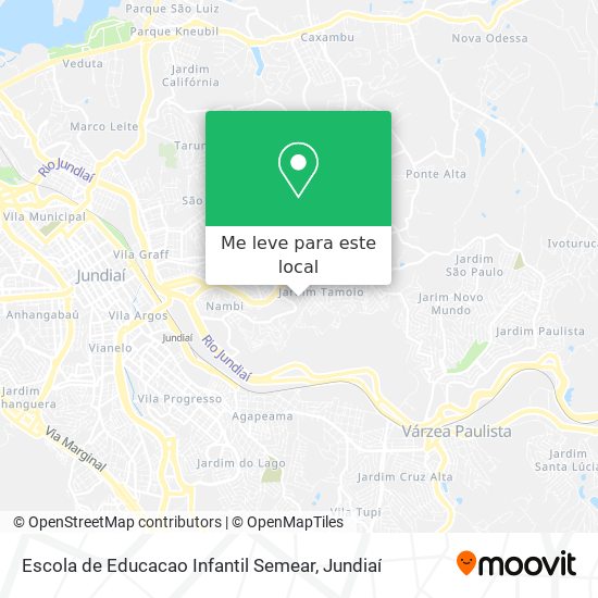 Escola de Educacao Infantil Semear mapa