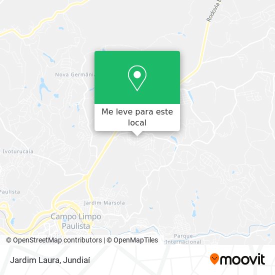 Jardim Laura mapa