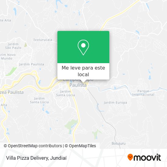Villa Pizza Delivery mapa