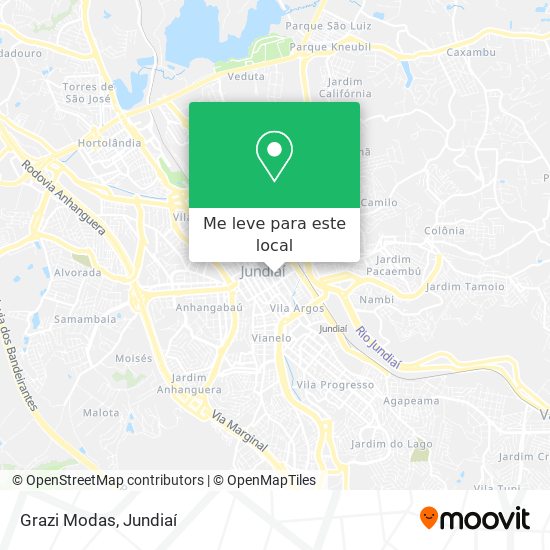 Grazi Modas mapa