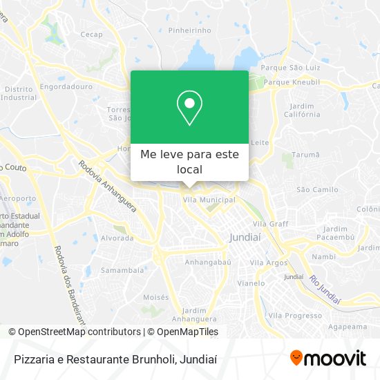 Pizzaria e Restaurante Brunholi mapa