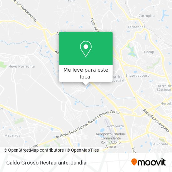 Caldo Grosso Restaurante mapa