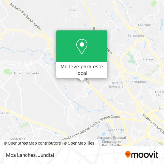 Mca Lanches mapa