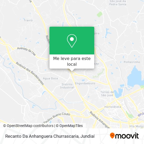 Recanto Da Anhanguera Churrascaria mapa