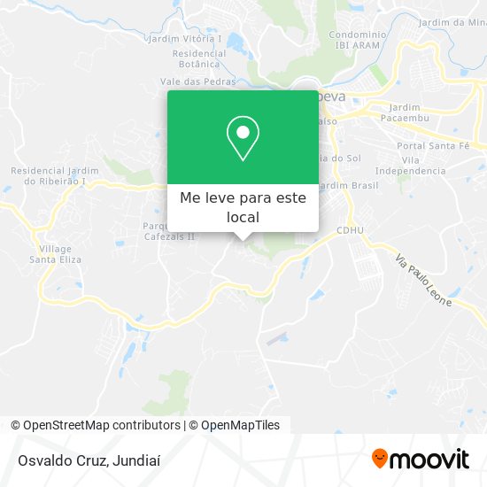 Osvaldo Cruz mapa
