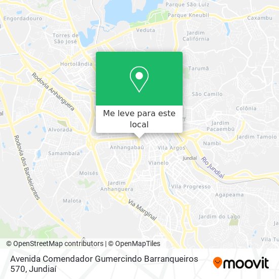 Avenida Comendador Gumercindo Barranqueiros 570 mapa
