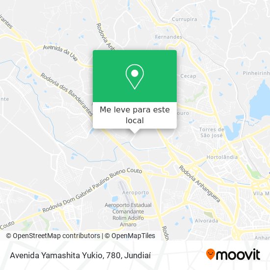 Avenida Yamashita Yukio, 780 mapa
