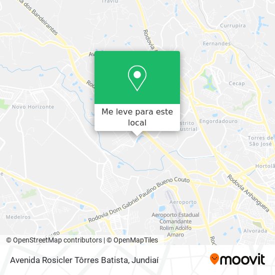 Avenida Rosicler Tôrres Batista mapa