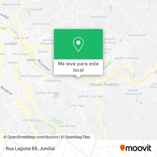 Rua Laguna 88 mapa