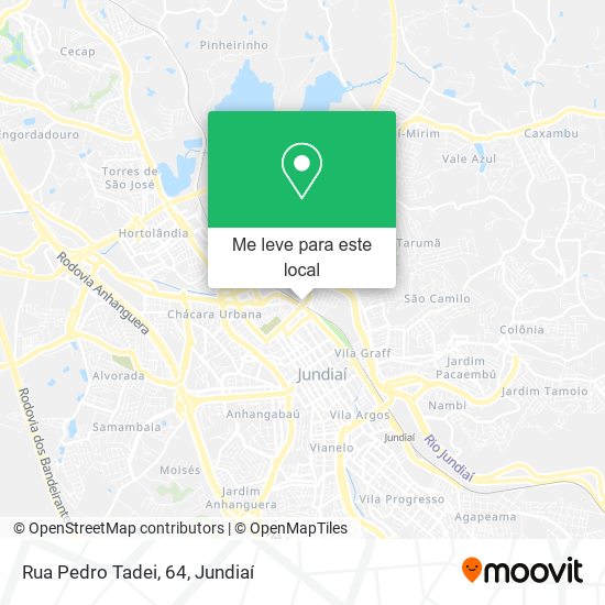 Rua Pedro Tadei, 64 mapa
