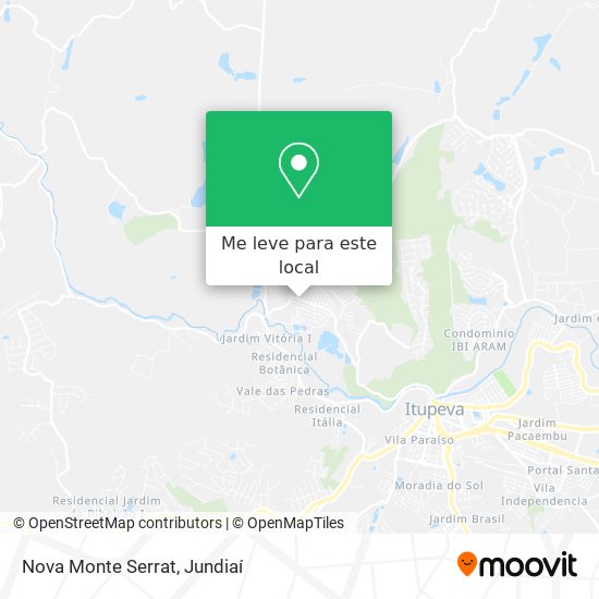 Nova Monte Serrat mapa