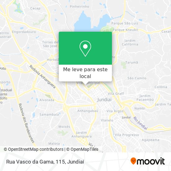 Rua Vasco da Gama, 115 mapa