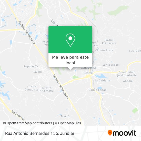 Rua Antonio Bernardes 155 mapa