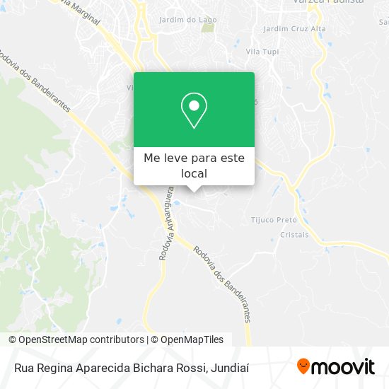Rua Regina Aparecida Bichara Rossi mapa