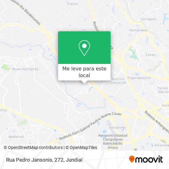 Rua Pedro Jansonis, 272 mapa