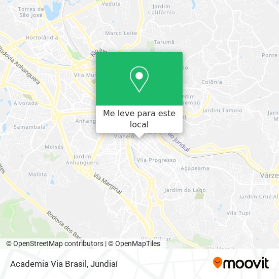 Academia Via Brasil mapa