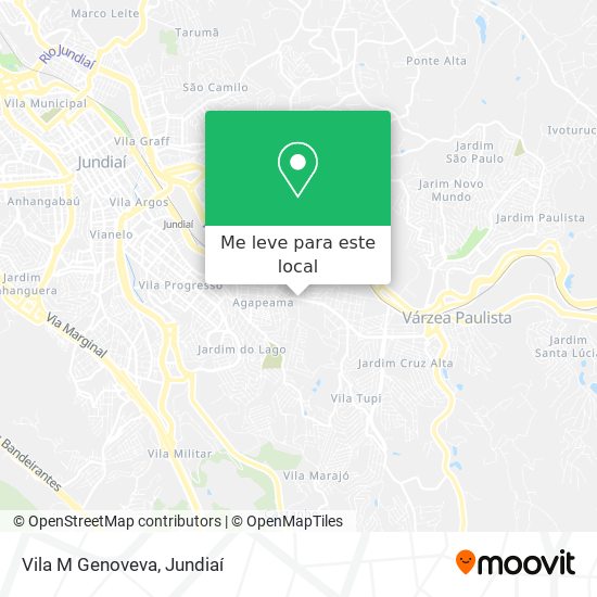 Vila M Genoveva mapa