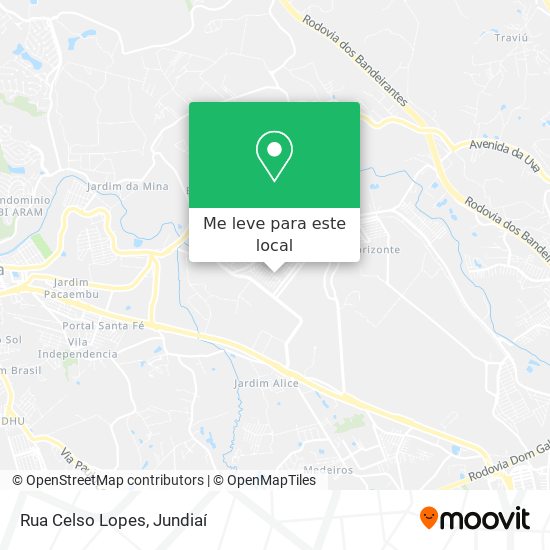 Rua Celso Lopes mapa