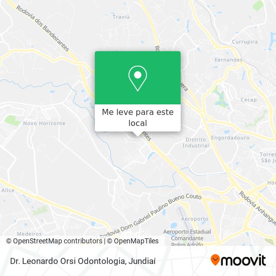 Dr. Leonardo Orsi Odontologia mapa