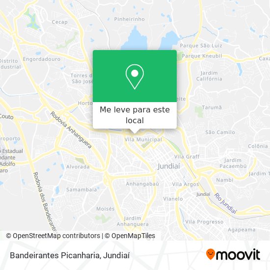 Bandeirantes Picanharia mapa