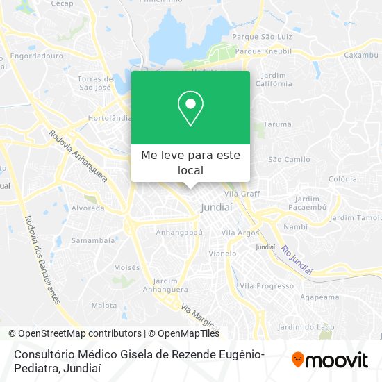Consultório Médico Gisela de Rezende Eugênio-Pediatra mapa