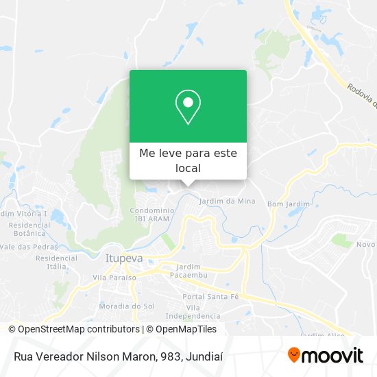 Rua Vereador Nilson Maron, 983 mapa