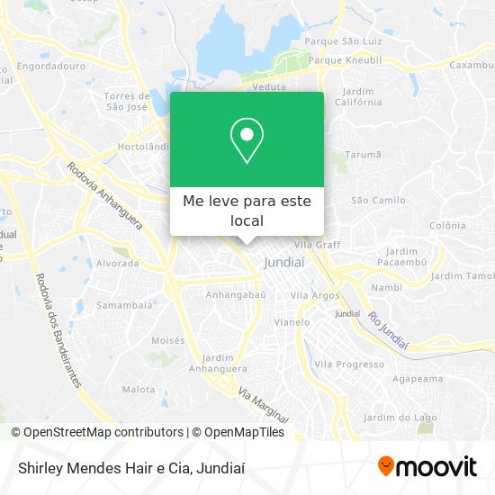 Shirley Mendes Hair e Cia mapa