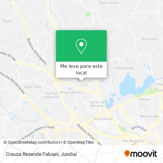 Creuza Rezende Fabiani mapa