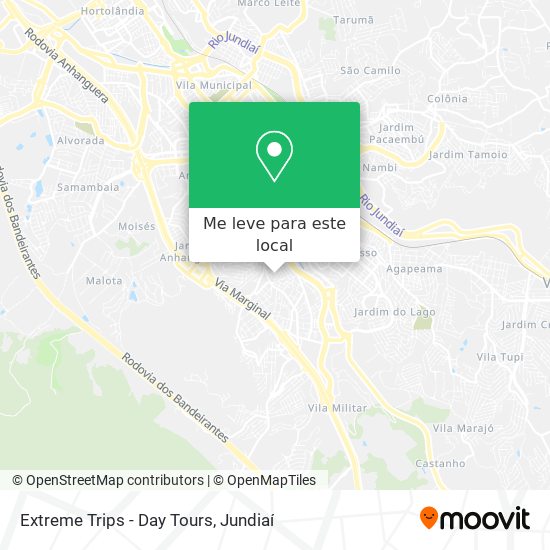 Extreme Trips - Day Tours mapa