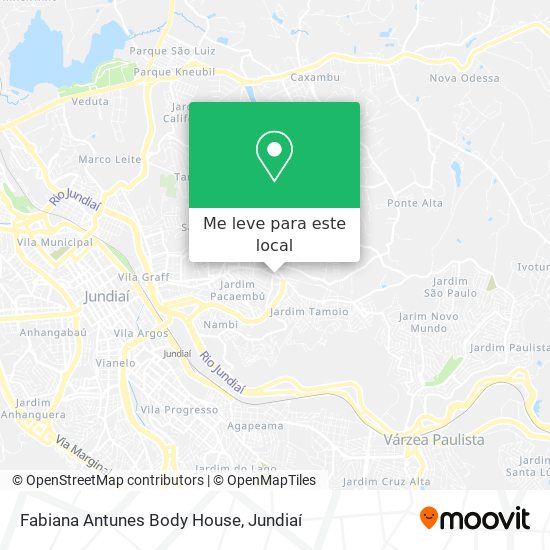Fabiana Antunes Body House mapa