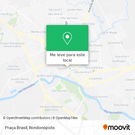 Praça Brasil mapa
