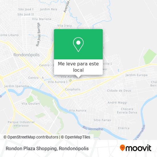 Rondon Plaza Shopping mapa