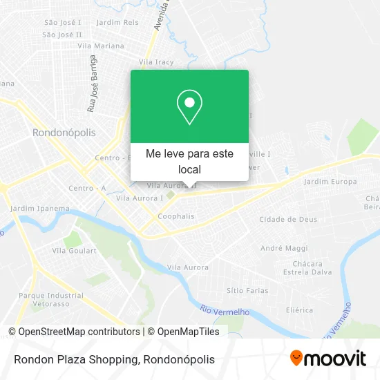 Rondon Plaza Shopping mapa