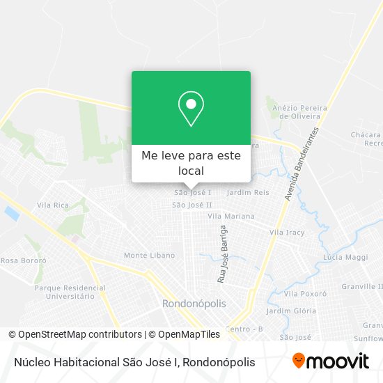 Núcleo Habitacional São José I mapa