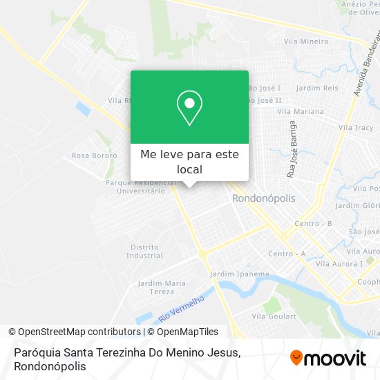 Paróquia Santa Terezinha Do Menino Jesus mapa