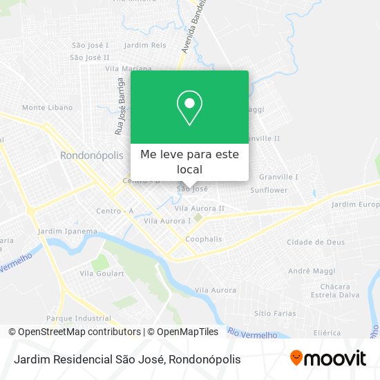 Jardim Residencial São José mapa