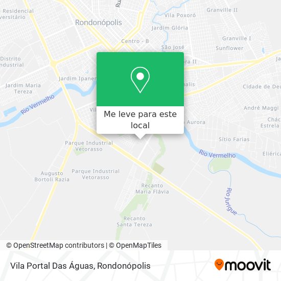 Vila Portal Das Águas mapa