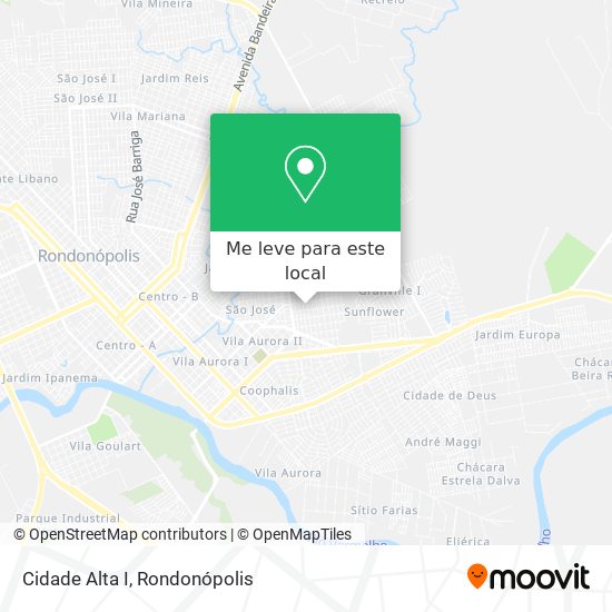 Cidade Alta I mapa
